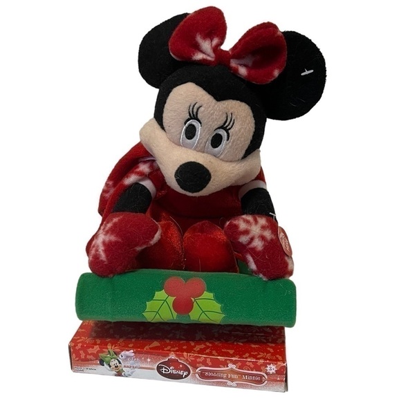 Disney Other - DISNEY “Sledding Fun” Minnie Mouse Christmas Holiday Decoration
